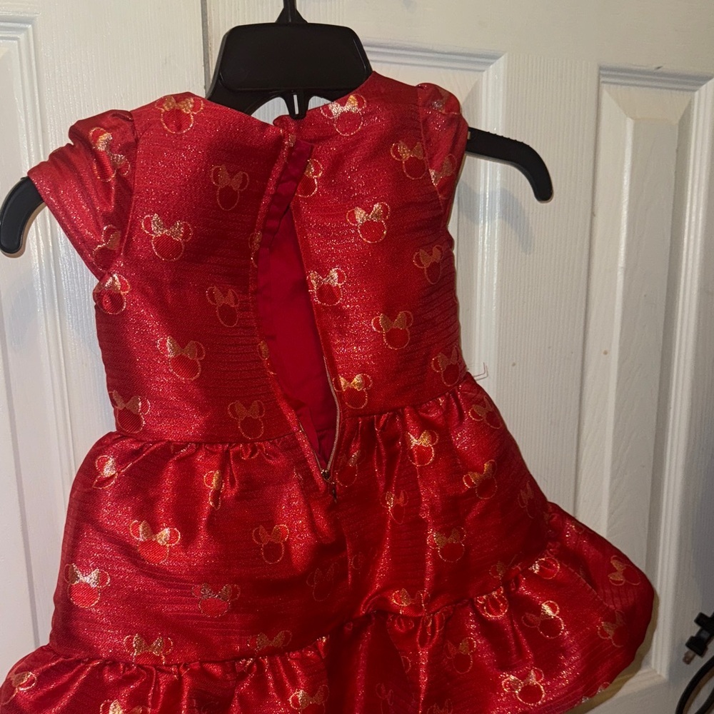 Disney Red Dress with Gold Accents - Picture 4 of 6
